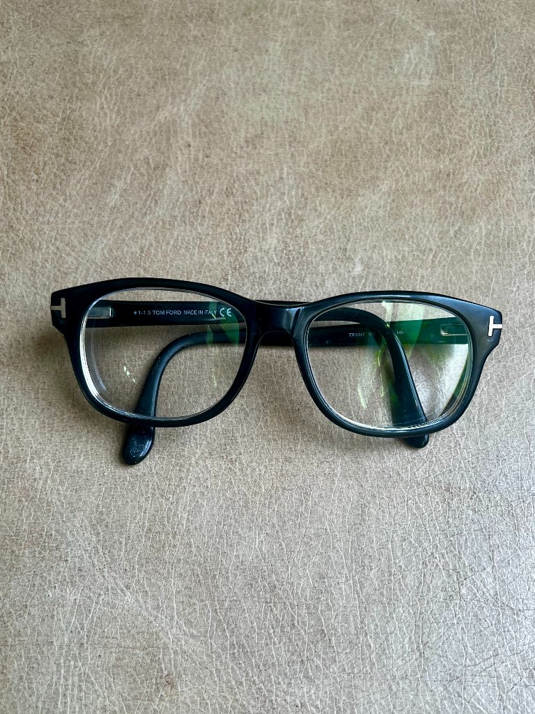Tom Ford Tf5147 001 Black Eyeglasses Frames Discontinued Unisex Italy